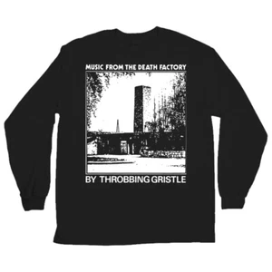 Throbbing Gristle 'Music From The Death Factory' Longsleeve T-Shirt - Picture 1 of 2