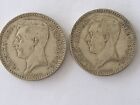 Belgium, 2 Silver 20 Franc Coins , Dutch-French Text , 1934 , Good Grade Refp1-8