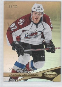 2012-13 Certified Mirror Gold /25 Gabriel Landeskog #92