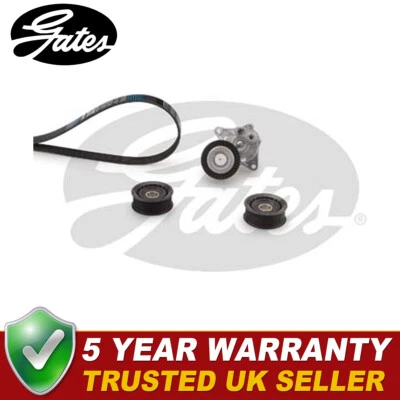 Gates Alternator V-Ribbed Drive Belt Kit K026PK2260  - 5 YEAR WARRANTY - Image 1 of 4