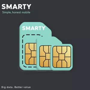 Tarjeta Sim Smarty PAYG/Mini Sim/Micro Sim/Nano Sim - Imagen 1 de 1