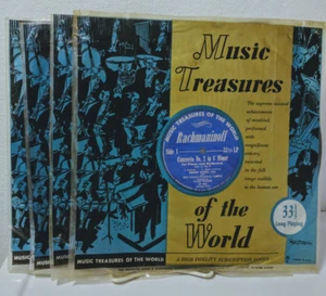 Music Treasures of the World 4 x LP Classical Music Set VG+/VG+/NM - Foto 1 di 9
