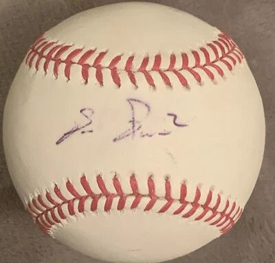 Bola de beisebol assinada por Ben Revere Phillies Twins Nationals oficial da liga principal de beisebol autenticada - Imagem 1 de 4