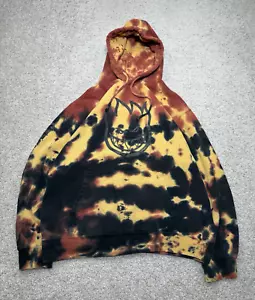 Y2K Spitfire Wheels Tie Dye Hoodie Sweatshirt Skate Boarding Pullover Mens Sz L - Picture 1 of 10