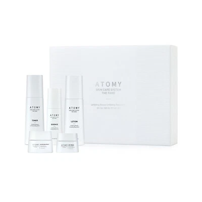 ATOMY Skin Care System The Fame 5 itens conjunto de presente 1.065g manual de inserção de beleza K - Imagem 1 de 4