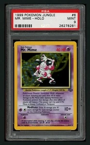 Pokemon PSA 9 Mint Mr. Mime Jungle Unlimited Holo #6 - Bild 1 von 2