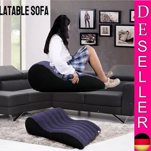 Aufblasbare Sofa Matte Sex Möbel für Schlafzimmer Stuhl Stuff Set Bett Kissen DE - Bild 1 von 11