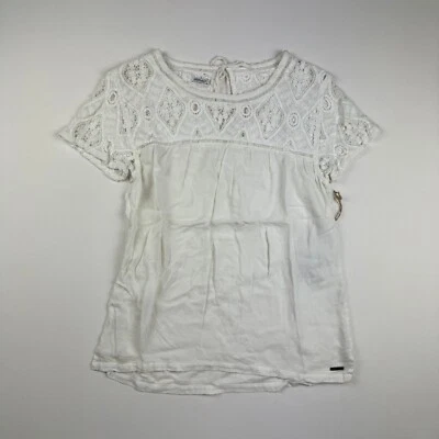 Top de manga corta Gramicci Dreamer para mujer S blanco nuevo PVP £50 Foto 1 de 4