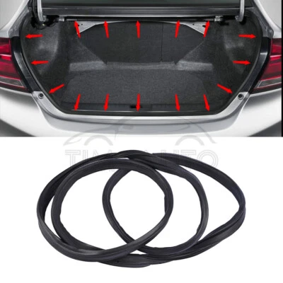 For 2012-2015 Honda Civic Weatherstrip Trunk Lid Rubber Seal 74865-TR3-A01 - Image 1 of 4