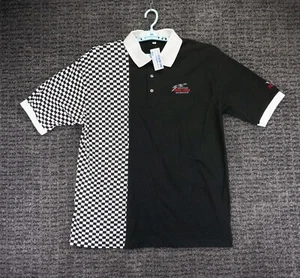 Boss Hoss Poloshirt Herren 2XL Schwarz Kariert Mountain Motorcycles Made In USA Neu mit Etikett - Bild 1 von 10