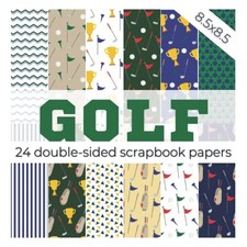 Golf: Golf inspired scrapbook collection | Creative papers with patterns with go