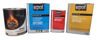 Arizona Beige Basecoat Paint Ford AQ High Teck HFP655, Clearcoat & Reducer Foto 1 de 4