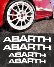1 Set Bremssattel Aufkleber für Abarth Sticker Decal Fiat Punto Evo 500 595 695