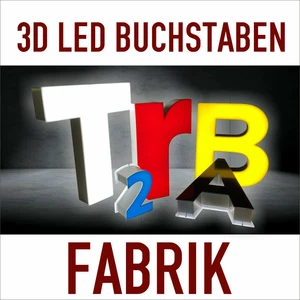 3D LED Buchstaben - Leuchtbuchstaben - Leuchtwerbung - Lichtwerbung- Lichtschild - Bild 1 von 5