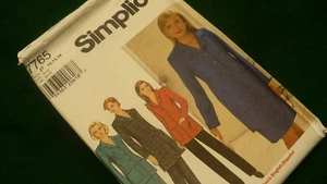 Simplicity Petite suit coat set pants jacket sewing pattern #7765 size P 14-16 - Foto 1 di 2