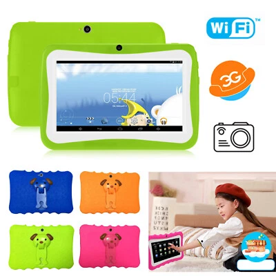 7 inch Kids Tablet Android 512MG+8GB Learning Study Pad Dual Camera 1024 x 600 - Image 1 of 4