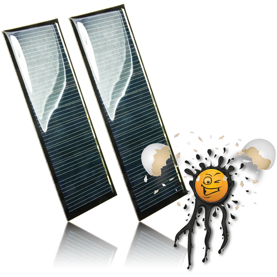 5,5V Mini Solarzelle 90x30 65mA 100x28 Solarpanel 60mA Arduino Panel Solarmodul - Bild 1 von 1