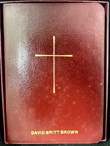 NEW Episcopal Anglican Book of Common Prayer BCP 1979 Genuine Leather w/BOX - Imagen 1 de 6