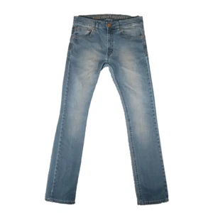 Herencia Argentina Jeans Men Size 32x31.5" Blue Medium Wash Slim Straight Leg - Picture 1 of 12