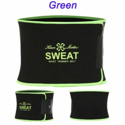 Hombres Entrenamiento Cintura Recortadora Entrenador Sudor Cinturón Estómago Envoltura Pérdida de Peso Prendas moldeadoras Foto 1 de 4