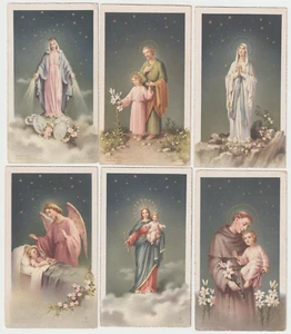 1940-50s Lot Holy Prayer Card Jesus Mary Guardian Angel Devotional Religious USA - Picture 1 of 2