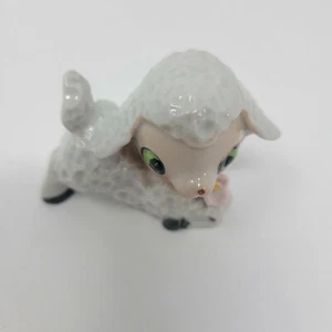 Arnart Lamb Bell And Flowers Figurine Anthropomorphic Japan d1 - Bild 1 von 5