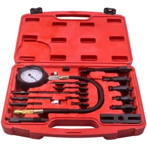 16Pcs Diesel Engine Compression Tester Test Set Kit For Auto Tractor NEW - Picture 1 of 11