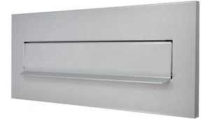 Porta lettere ARGENTO porta lettere 305 x 135 sportello a scomparsa passaggio muro - Foto 1 di 5