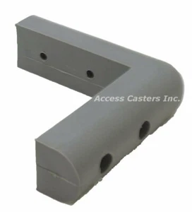 CB1676 Grey Non-Marking Neoprene Rubber Corner Bumper - Picture 1 of 2