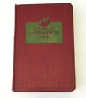 Tableaux mathématiques standard CRC 12e édition 1959 manuel vintage 12e édition