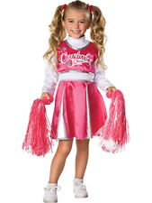 Pink/white Cheerleader Child Costume L