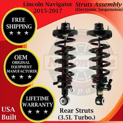 Puntales traseros Arnott OEM para Lincoln Navigator 2015-2017 3,5 L garantía de por vida Foto 1 de 4