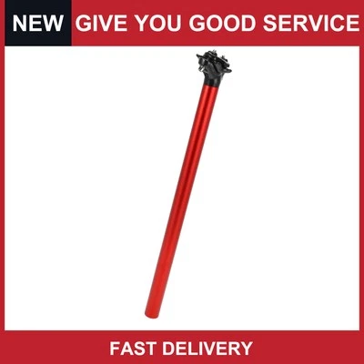 Tijas de sillín de bicicleta ajustables con clip de fijación aleación de aluminio rojo Foto 1 de 4