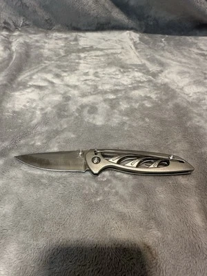 Cuchillo Plegable Schrade+ SQ877 Raro Bloqueo de Cable EE. UU. Foto 1 de 4