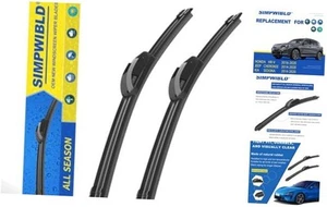 2 Factory Wiper Blades Replacement For 2003-2007 Honda 26" + 18" U-Hook - Picture 1 of 7