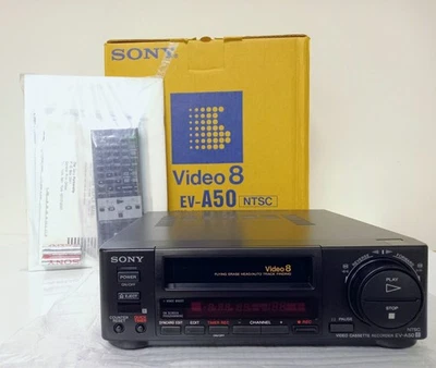 VCR SONY EV-A50 8mm Video8 nuevo stock antiguo completo (funciona perfectamente) Foto 1 de 4
