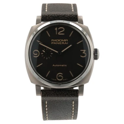 Panerai Radiomir 1940 esfera marrón titanio 44 mm automático para hombre PAM00619 Foto 1 de 4