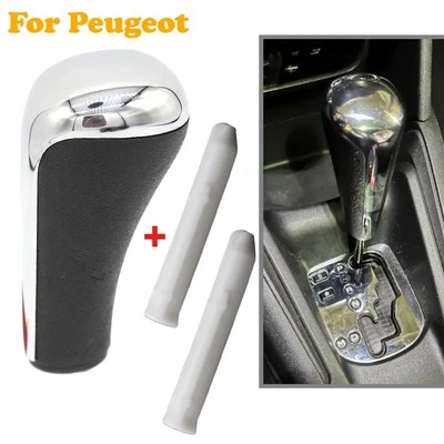 Automatic Gear Shift Knob Stick for Peugeot 407 2006 206 207 208 301 307 308 408 Foto 1 de 4