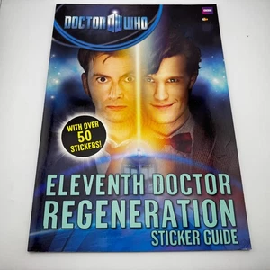 Dr Doctor Who Eleventh Doctor Regeneration Sticker Guide NEW NOS - Picture 1 of 6
