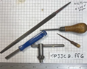 Herramientas mixtas de 5 piezas, piezas de herramientas - envío gratuito, 3 destornilladores, archivo, llave de portabrocas - Imagen 1 de 6