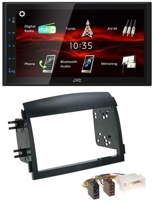 JVC USB Bluetooth MP3 DAB 2DIN Autoradio für Hyundai Sonata NF 2005-2008 - Bild 1 von 4