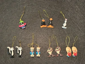 Juego de 12 mini adornos Looney Tunes vintage 1999-sin caja - Imagen 1 de 4