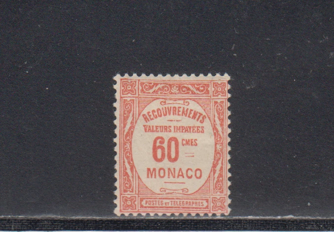 MONACO :  1925/32 - MH  - SCOTT #  J24  POSTAGE DUE - Image 1 of 1