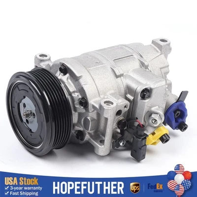 AC Compressor CO 11048JC for Audi A4, A4 Quattro 1.8L 2.0L 2006 2007 2009 2010 Foto 1 de 4