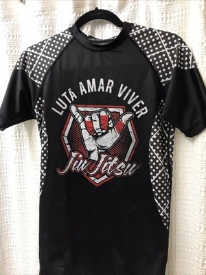 CAVEIRINHA Jiu Jitsu Compression Rash Guard Shirt Mens CJJF - Image 1 of 4