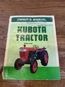 KUBOTA Tractor Owner's Manual ~ Model L210P - Picture 1 of 5