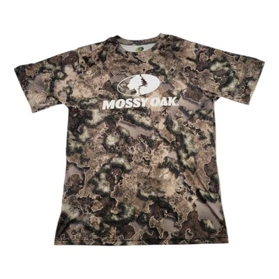 Mossy Oak Mens Camouflage Hunting Shirt Contour Camo Polyester Size XL - Image 1 of 4