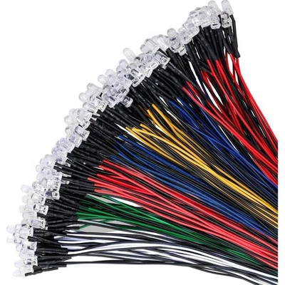 LED 5mm Kabelbinder LED Licht Laterne Bootsleuchten 12V Vorverdrahtet - Bild 1 von 4