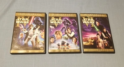 Star Wars Limited Edition Unaltered Trilogy Set DVD IV V VI Missing ESB Disc 1 - Image 1 of 4