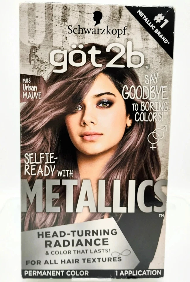 Color de cabello permanente Schwarzkopf Got2b Urban Mauve Metallics #M83  Foto 1 de 4